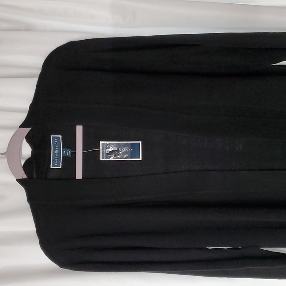 Karen Scott open black Cardigan size 3X new with tag! - Picture 2 of 5